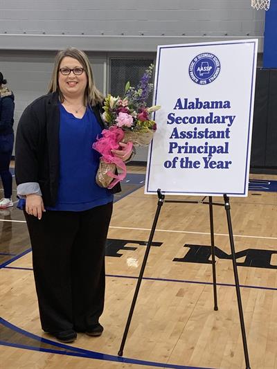 Ashley Bowling, Assistant Principal of the Year Assistant Principal of Florence Middle School Ashley Bowling Named Assistant Principal of the Year