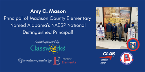 Amy Mason Twitter Amy Mason Alabama's 2021 NAESP National Distinguished Principal